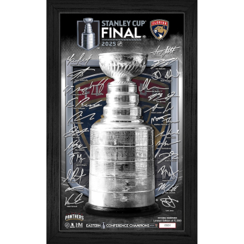 Florida Panthers картина 2025 Stanley Cup Champions Framed Signature Trophy Print - Limited Edition of 5000