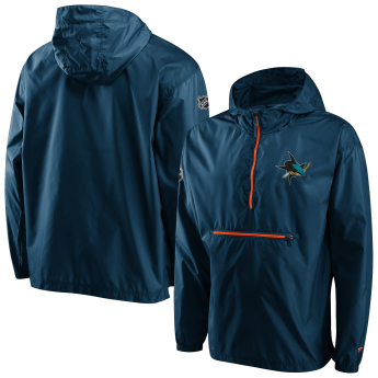 San Jose Sharks мъжко яке с качулка Iconic Back To Basics Lightweight