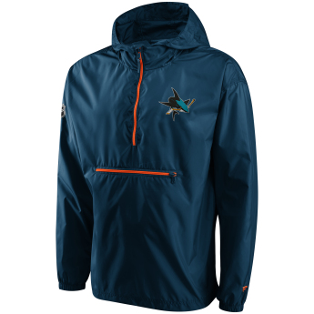 San Jose Sharks мъжко яке с качулка Iconic Back To Basics Lightweight
