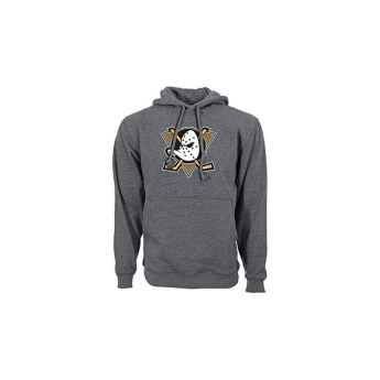 Anaheim Ducks мъжки суитшърт Core Logo Charcoal Slide grey