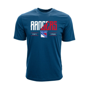 New York Rangers мъжка тениска NHL Levelwear Splitter Tee