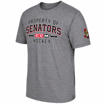 Ottawa Senators мъжка тениска CCM Property Block Tri-Blend grey