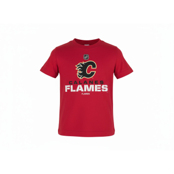 Calgary Flames детска тениска NHL Clean Cut red