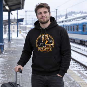 Boston Bruins мъжки суитшърт с качулка David Pastrňák #88 Exclusive Collection