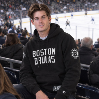 Boston Bruins мъжки суитшърт с качулка Hat-Trick Hoodie