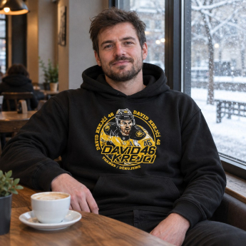 Boston Bruins мъжки суитшърт с качулка David Krejčí #46 Exclusive Collection