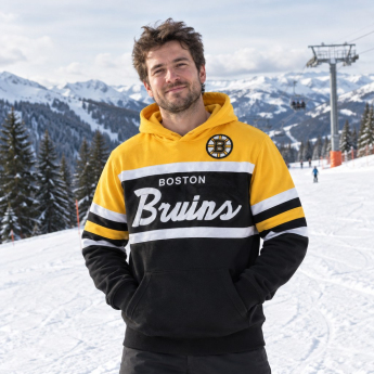 Boston Bruins мъжки суитшърт с качулка Head Coach Hoodie black