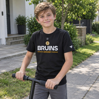 Boston Bruins детска тениска Apro Wordmark Ss black