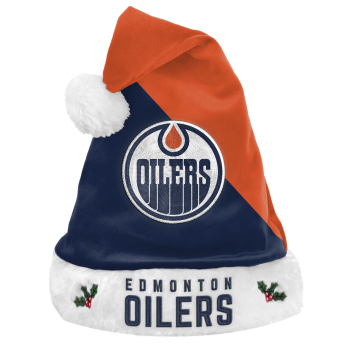 Edmonton Oilers зимна шапка foco colorblock santa hat