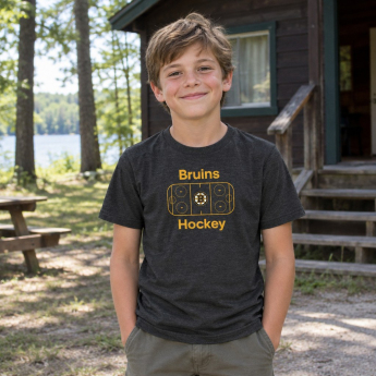 Boston Bruins детска тениска Goal Tender Ss Triblend