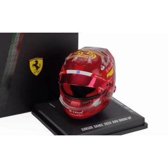 Модели на автомобили и мотоциклети Модел на каска 1:5 Carlos Sainz - SF Abu Dhabi 2024