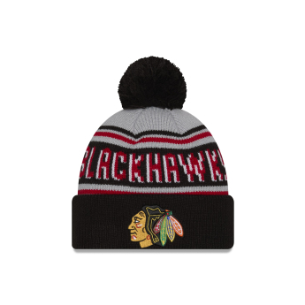 Chicago Blackhawks зимна шапка NHL Pom Wordmark