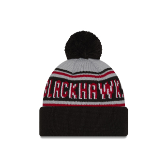 Chicago Blackhawks зимна шапка NHL Pom Wordmark