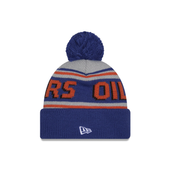 Edmonton Oilers зимна шапка NHL Pom Wordmark