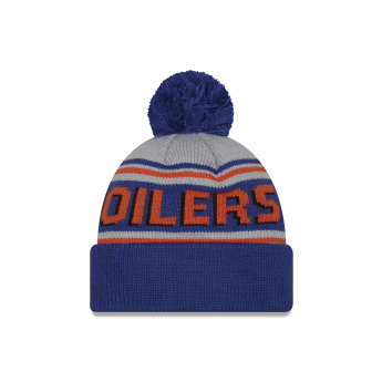 Edmonton Oilers зимна шапка NHL Pom Wordmark
