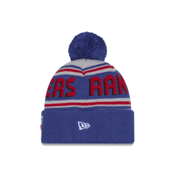 New York Rangers зимна шапка NHL Pom Wordmark