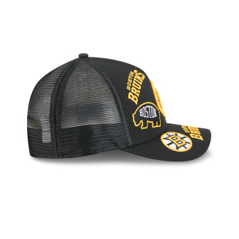 Boston Bruins баскетболна шапка с козирка NHL 9FORTY M-Crown A-Frame Trucker All Over black