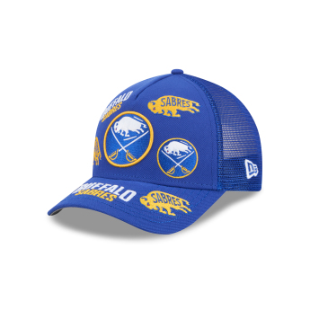 Buffalo Sabres баскетболна шапка с козирка NHL 9FORTY M-Crown A-Frame Trucker All Over