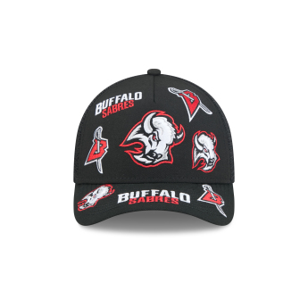 Buffalo Sabres баскетболна шапка с козирка NHL 9FORTY M-Crown A-Frame Trucker All Over black
