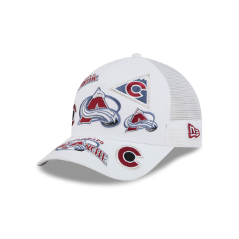Colorado Avalanche баскетболна шапка с козирка NHL 9FORTY M-Crown A-Frame Trucker All Over white