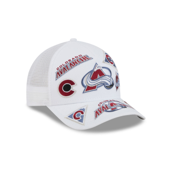 Colorado Avalanche баскетболна шапка с козирка NHL 9FORTY M-Crown A-Frame Trucker All Over white