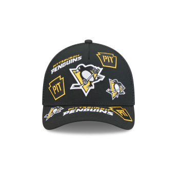 Pittsburgh Penguins баскетболна шапка с козирка NHL 9FORTY M-Crown A-Frame Trucker All Over