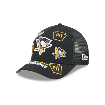 Pittsburgh Penguins баскетболна шапка с козирка NHL 9FORTY M-Crown A-Frame Trucker All Over