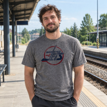 Winnipeg Jets мъжка тениска grey Retro Tee
