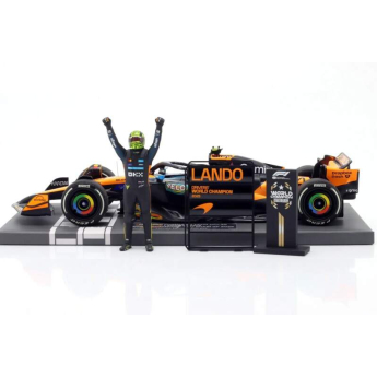Модели на автомобили и мотоциклети модел 1/18 McLaren MCL38 Lando Norris Abu Dhabi World Champion 2025