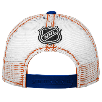 Edmonton Oilers детска бейзболна шапка с козирка Lockup Meshback Adjustable