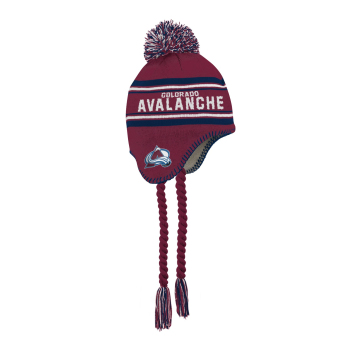 Colorado Avalanche детска зимна шапка Jacquard Tassel Knit With Pom