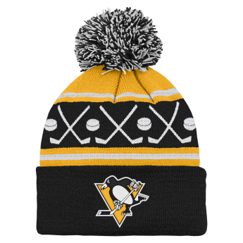 Pittsburgh Penguins детска зимна шапка Face-Off Cuff Pom