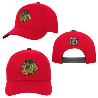 Chicago Blackhawks детска бейзболна шапка с козирка Precurved Snap