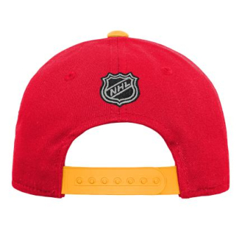 Calgary Flames детска бейзболна шапка с козирка Precurved Snap