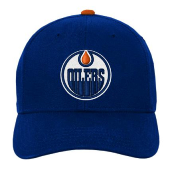 Edmonton Oilers детска бейзболна шапка с козирка Precurved Snap