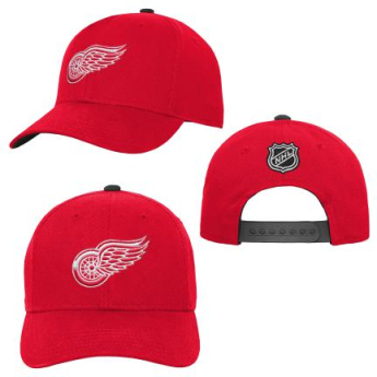 Detroit Red Wings детска бейзболна шапка с козирка Precurved Snap