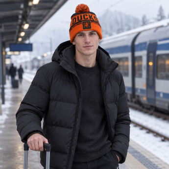 Anaheim Ducks зимна шапка Thrive Cuffed Pom