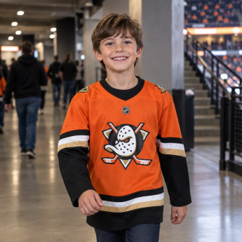 Anaheim Ducks детска хокейна фланелка Home Replica Jersey orange