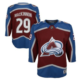 Colorado Avalanche детска хокейна фланелка Nathan Mackinnon Premier Home