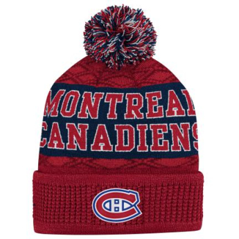 Montreal Canadiens детска зимна шапка Puck Pattern Cuffed Pom