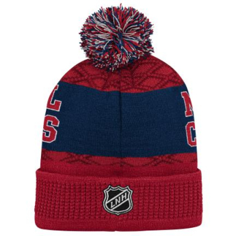 Montreal Canadiens детска зимна шапка Puck Pattern Cuffed Pom