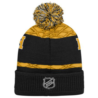 Pittsburgh Penguins детска зимна шапка Puck Pattern Cuffed Pom