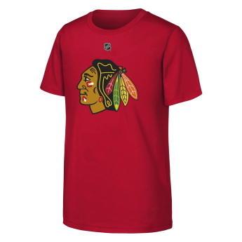 Chicago Blackhawks детска тениска Connor Bedard #98 NHL Flat Name & Number Short Sleeve Cotton