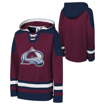 Colorado Avalanche детски суитшърт с качулка NHL Ageless Must Have – Home Pullover