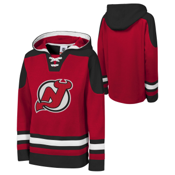 New Jersey Devils детски суитшърт с качулка NHL Ageless Must Have – Home Pullover