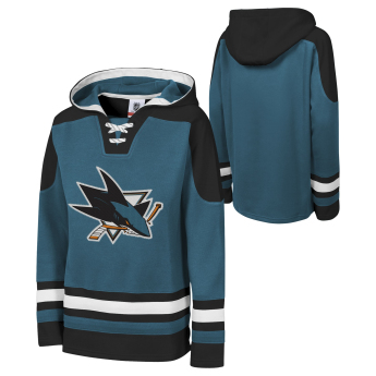 San Jose Sharks детски суитшърт с качулка NHL Ageless Must Have – Home Pullover