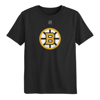 Boston Bruins детска тениска David Pastrnak #88 NHL Flat Name & Number Short Sleeve