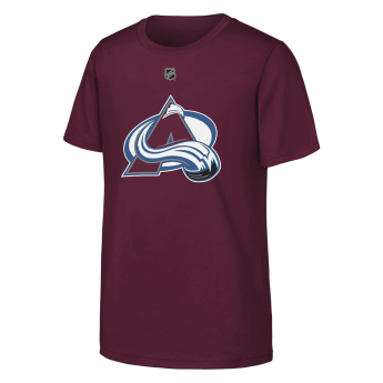 Colorado Avalanche детска тениска Cale Makar #8 NHL Flat Name & Number Short Sleeve Cotton