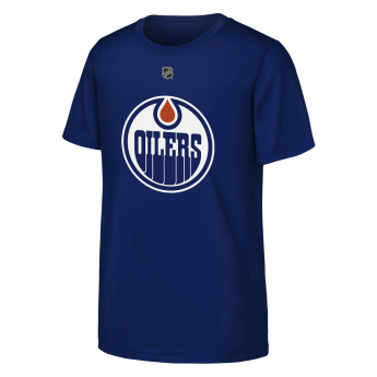 Edmonton Oilers детска тениска Leon Draisaitl #29 NHL Flat Name & Number Short Sleeve Cotton