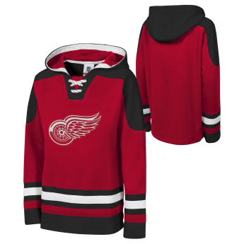 Detroit Red Wings детски суитшърт с качулка NHL Ageless Must Have – Home Pullover